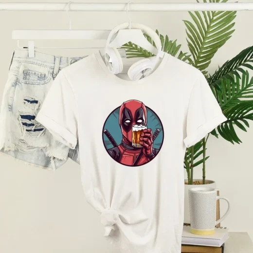 Футболка PrintBro Deadpool Beer