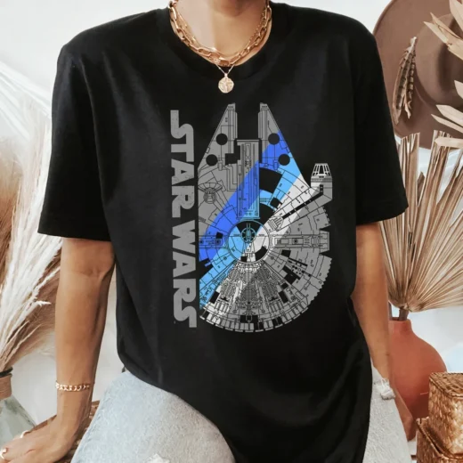 Футболка PrintBro Star Wars Millennium Falcon Art.002