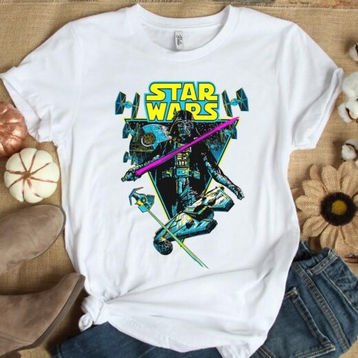 Футболка PrintBro Star Wars Darth Vader Battle Vintage Retro