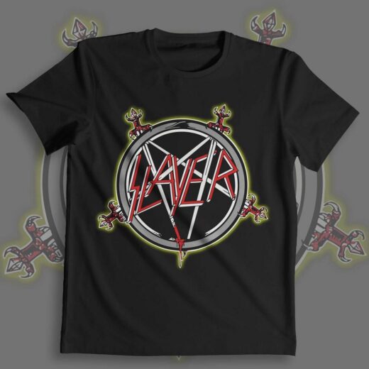 Рок футболка PrintBro Slayer Art.001