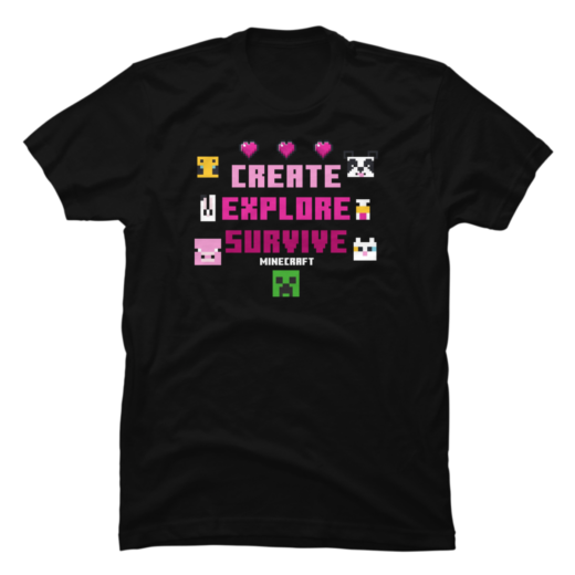 Футболка PrintBro Minecraft Art.009