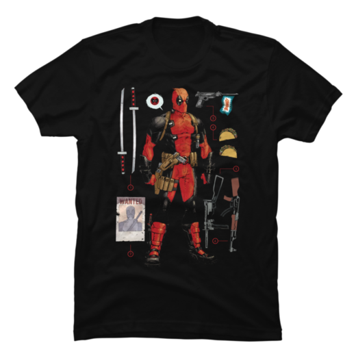 Футболка PrintBro Deadpool unisex Art.003