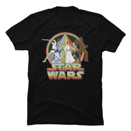 Футболка PrintBro Star Wars Psychedelic Characters unisex