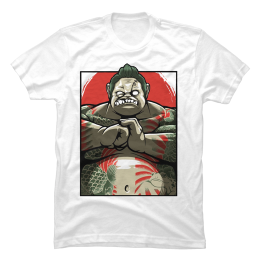 Футболка PrintBro Dota 2 - Pudge Yakuza unisex