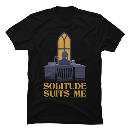 Футболка PrintBro Wednesday: Solitude Suits Me