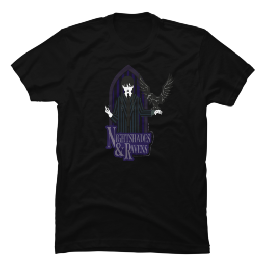Футболка PrintBro Wednesday: Nightshades And Ravens