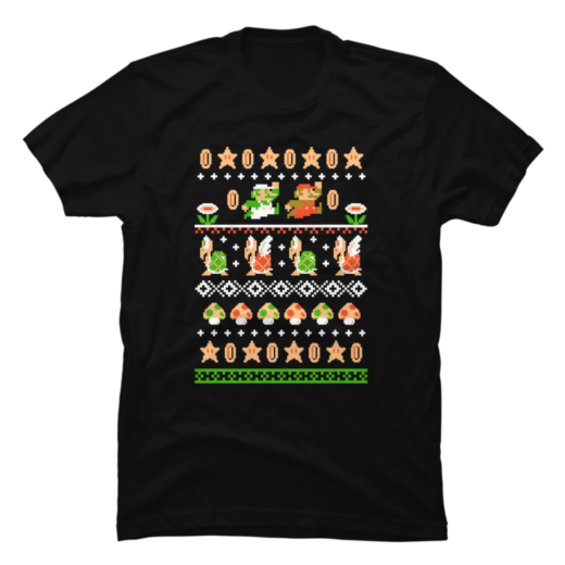 Футболка PrintBro Mario Christmas