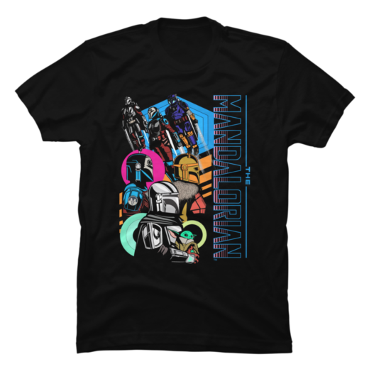 Футболка PrintBro The Mandalorian Retro Hunters