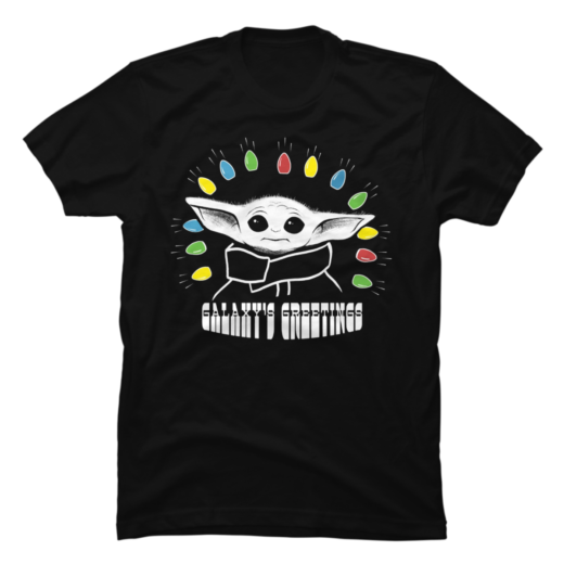 Футболка PrintBro Star Wars Mandalorian Christmas