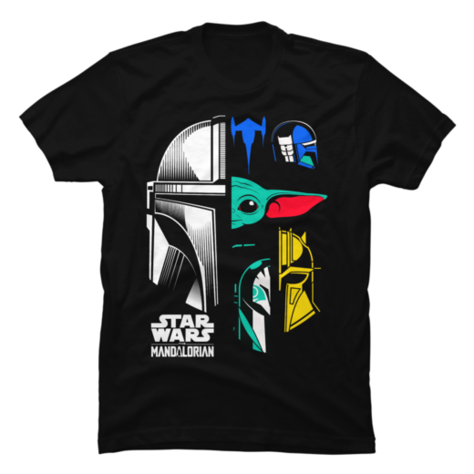 Футболка PrintBro The Mandalorian Character Blocks