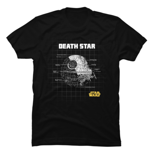 Футболка PrintBro Death Star Schematics