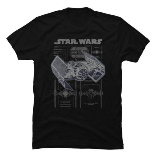 Футболка PrintBro Darth Vaders Tie Fighter