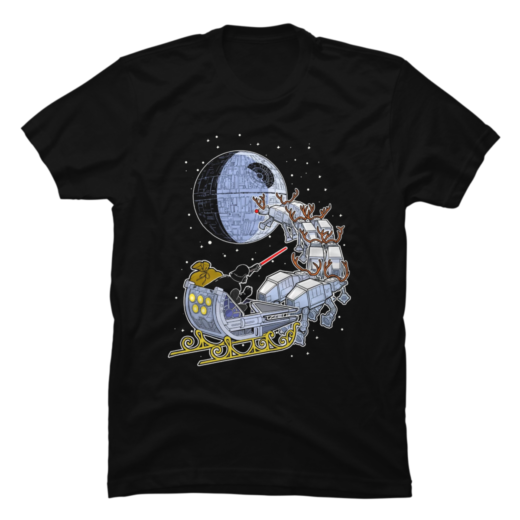 Футболка PrintBro Darth Vader Christmas Sleigh
