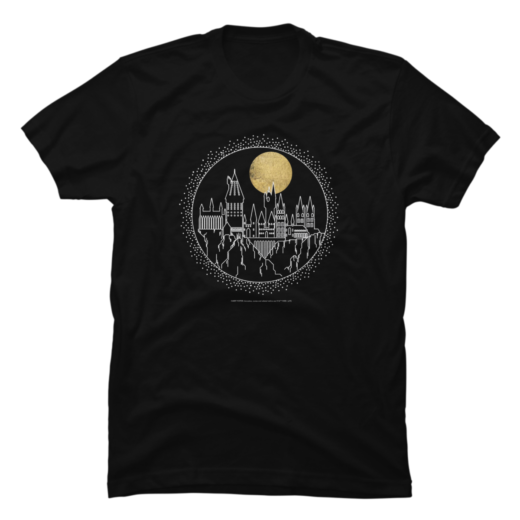 Футболка PrintBro Hogwarts Line Art unisex