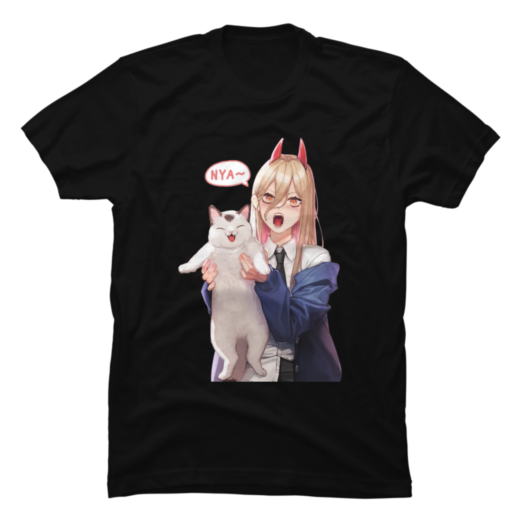 Футболка PrintBro Power with cat NYA..
