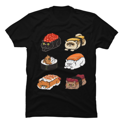 Футболка PrintBro Sushi Persian Cat