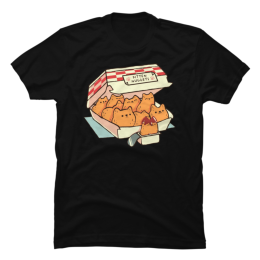 Футболка PrintBro Kitten Nuggets Fast Food Cat