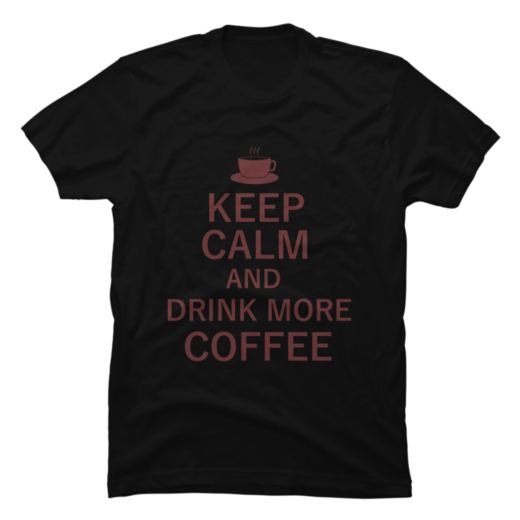 Футболка PrintBro Keep calm and drink more coffee