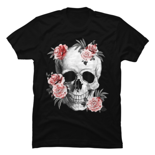 Футболка PrintBro Sugar Skull Rose