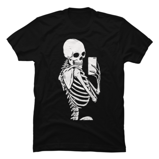 Футболка PrintBro Skeleton Taking Selfie