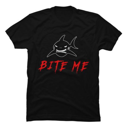 Футболка PrintBro Bite me! Shark
