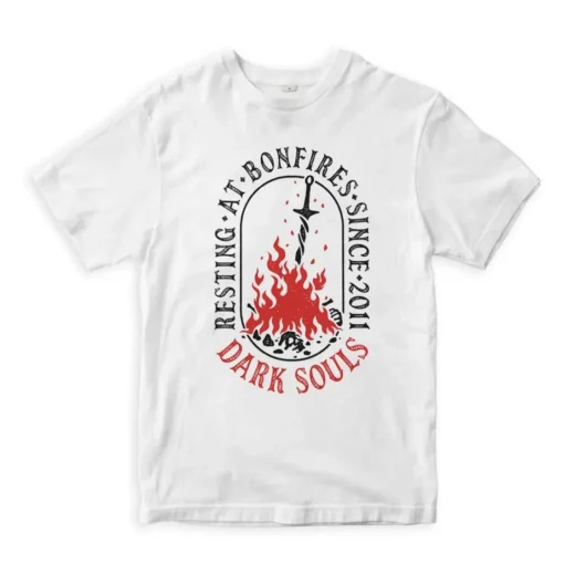 Футболка PrintBro Dark Souls Resting at Bonfires unisex