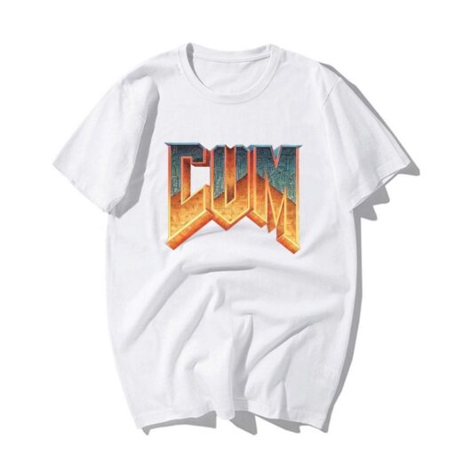 Футболка PrintBro Doom Cum Біла