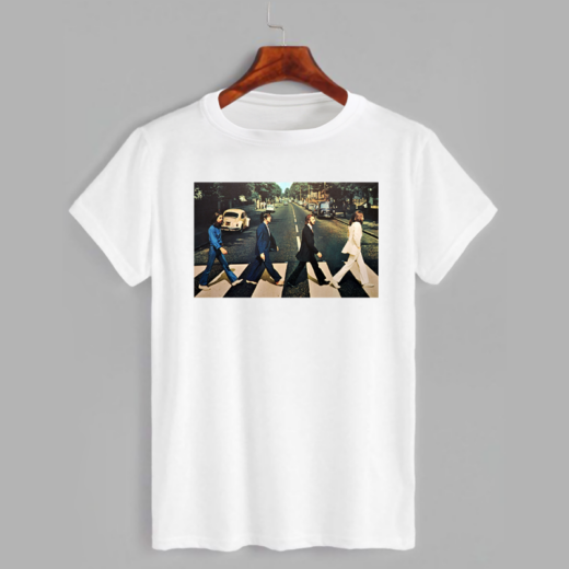 Футболка PrintBro унісекс The Beatles (Бітлз) Біла