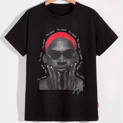 Футболка PrintBro Dennis Rodman PG07606 Чорний