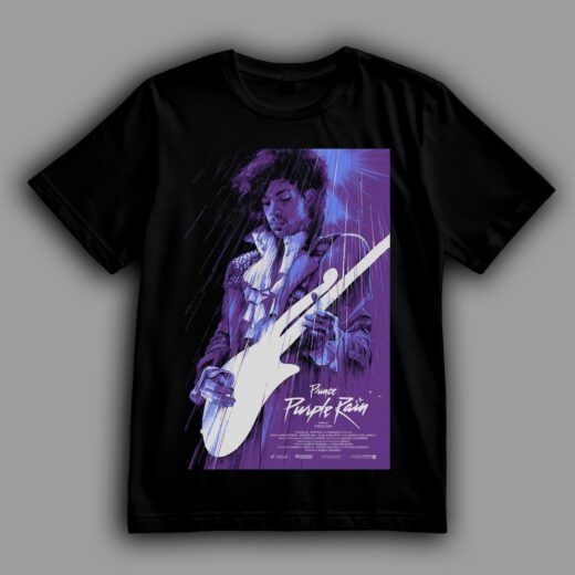 Футболка PrintBro Prince "Purple Rain" Чорний