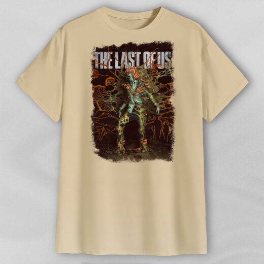 Футболка PrintBro чоловіча The Last of Us Апокаліпсис PG08071 Бежевій