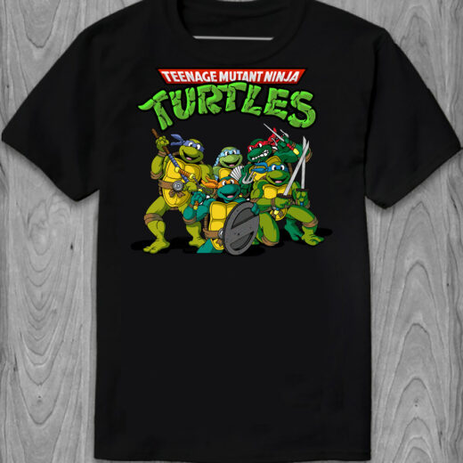 Футболка PrintBro Teenage Mutant Ninja Turtles PG05313 Чорний