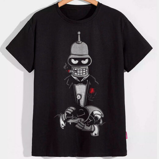 Футболка PrintBro Futorama Bender PG07304 Чорний