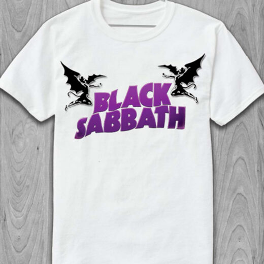 Футболка PrintBro Black Sabbath logo PG05956 Білий