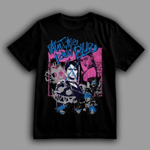 Жіноча футболка PrintBro Arcane: League of Legends. Paint the Town Blue PG10873