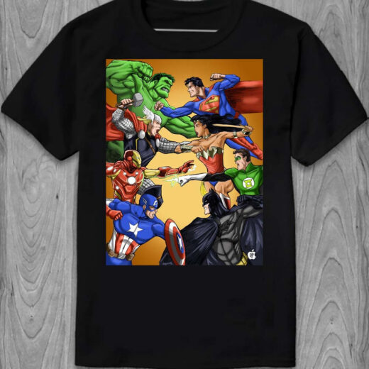 Футболка PrintBro Avengers in Collectibles PG05590 Чорний