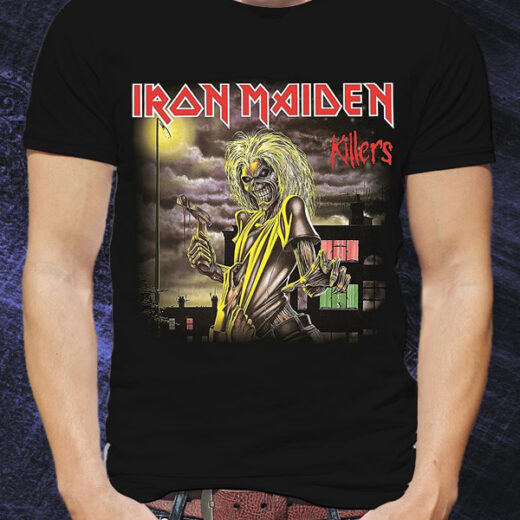 Футболка PrintBro чоловіча "Iron Maiden. Killers" PG00957 Чорний