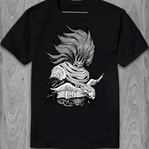 Футболка PrintBro Dark Souls III Bloodborne PG05700 Чорний