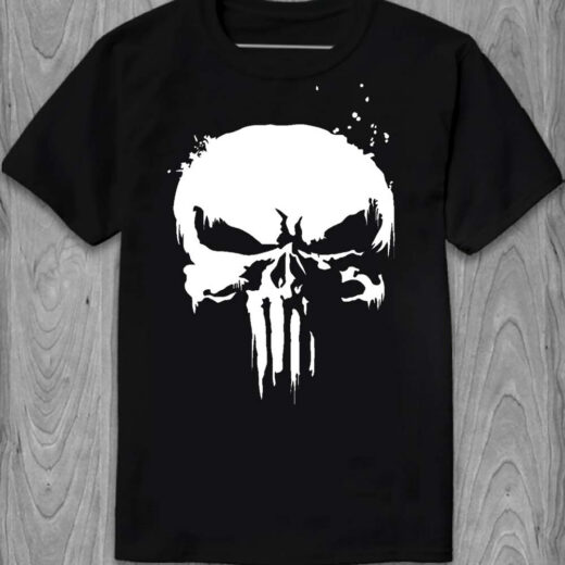 Футболка PrintBro Каратель Punisher PG05883 Чорний