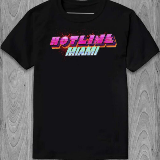 Футболка PrintBro Hotline Miami Logo PG05822 Чорний