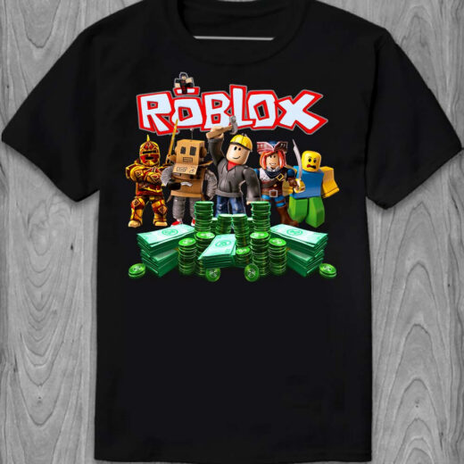 Футболка PrintBro Roblox персонажі PG05879 Чорний