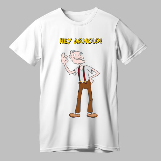Футболка PrintBro Дідусь Філ ("Гей, Арнольд") PG065623 Білий