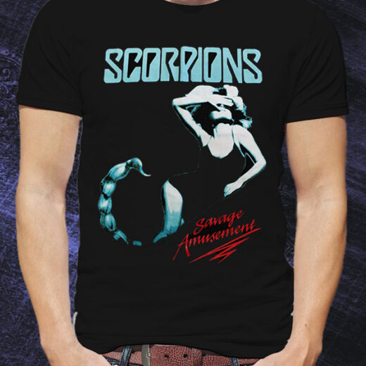Футболка PrintBro чоловіча Scorpions Savage Amusement PG00267 Чорний