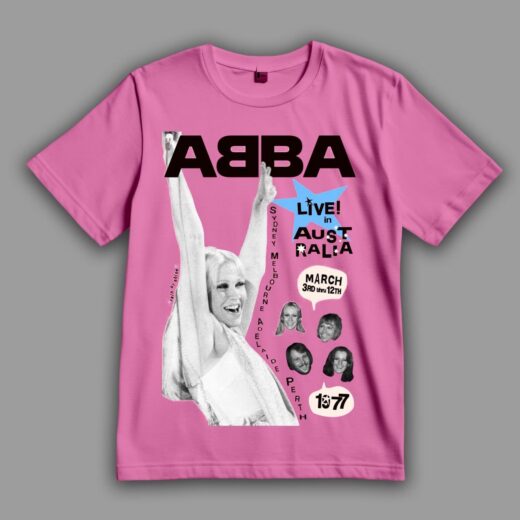 Футболка PrintBro ABBA "The Movie" PG09593 Розовий