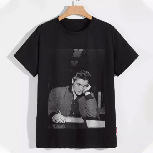 Футболка PrintBro Elvis Presley PG04431 Чорний