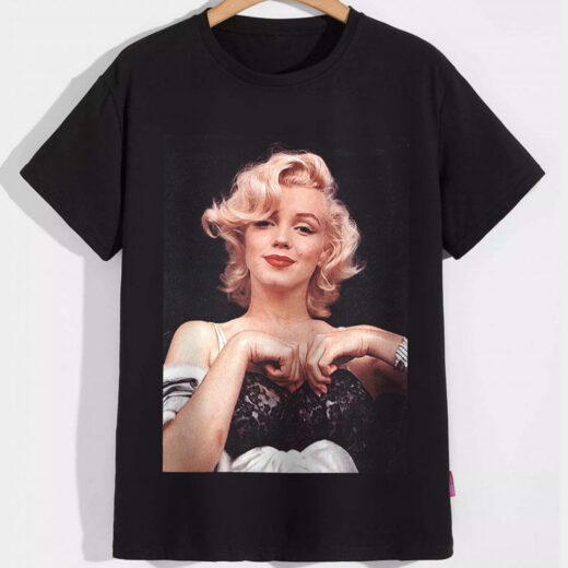 Футболка PrintBro Мерілін Монро - Marilyn Monroe PG03251 Чорний