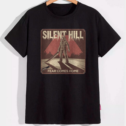 Футболка PrintBro чоловіча Silent Hill Fear Comes Home PG07980 Чорний