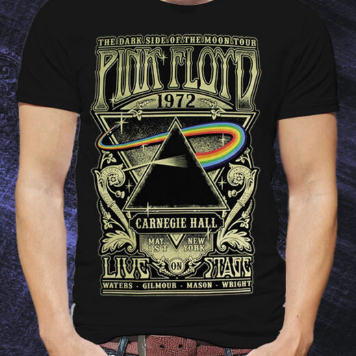 Футболка PrintBro чоловіча Pink Floyd 1972 PG01044 Чорний