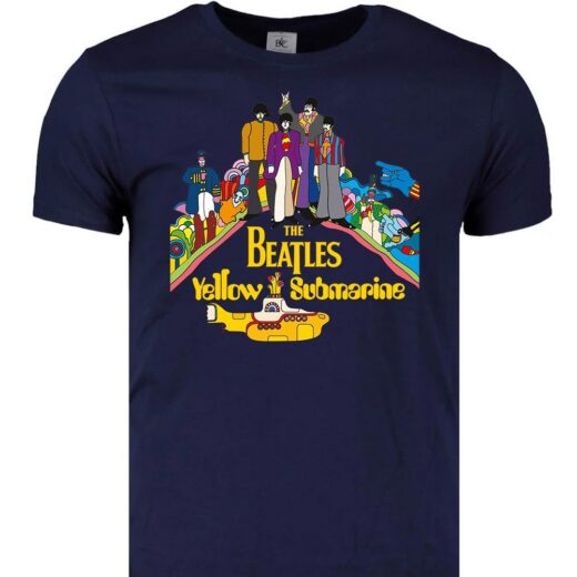 Футболка PrintBro BEATLES Yellow Submarine PG06900 Темно-синій (Deep Navy)