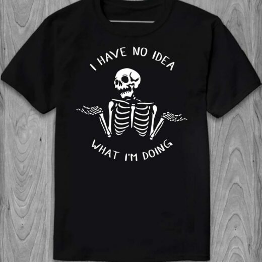 Футболка PrintBro "I`m have no idea what I`m doing" PG06552 Чорний